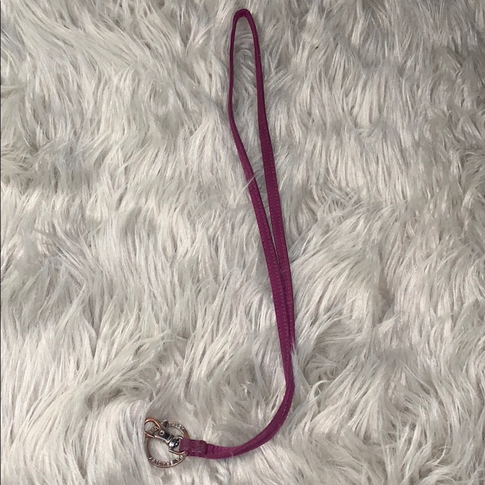 Purple Vera Bradley Lanyard